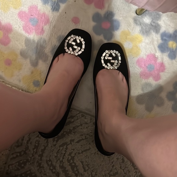 Gucci Black Embellished Women's Shoes - Picture 5 of 5